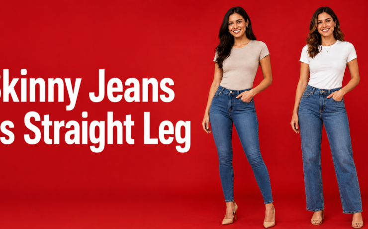 Skinny Jeans vs Straight Leg