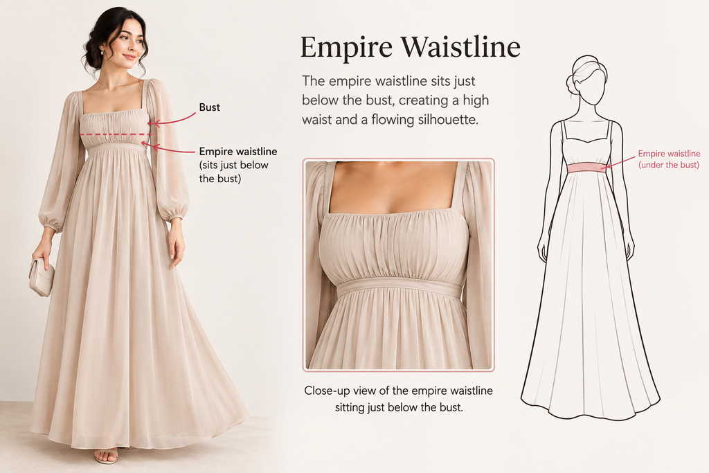 empire waist dress wiki What Is an Waist? Complete Guide She is shown wearing Size:6/7 YEARS Empire fashion petite wedding guest dress Vivienne Westwood — The